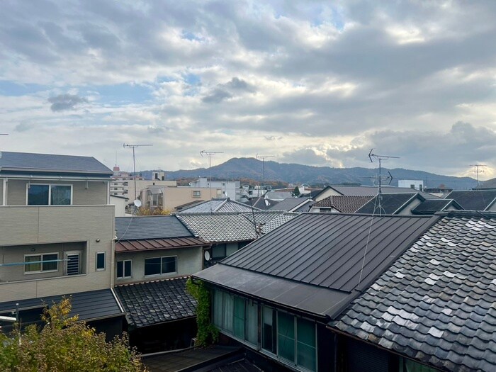 仮）京都市左京区田中関田町APの室内からの展望