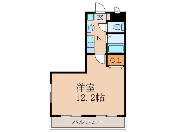 桂川ショウエイマンションの間取り図