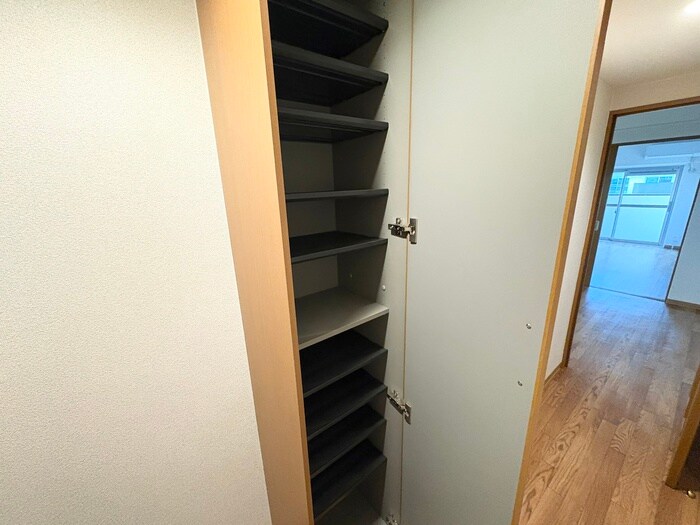 西道頓堀ハイツＢ棟の靴箱