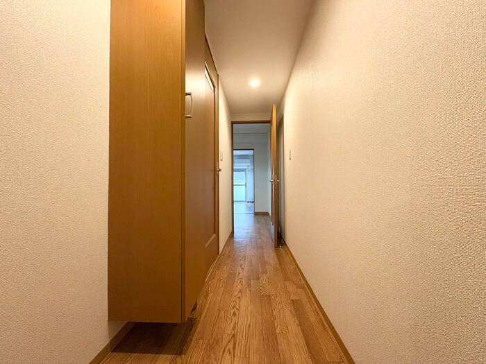 西道頓堀ハイツＢ棟の廊下