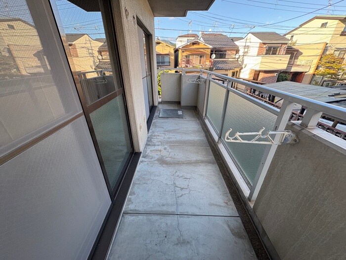 ドムール有栖川のベランダ・バルコニー