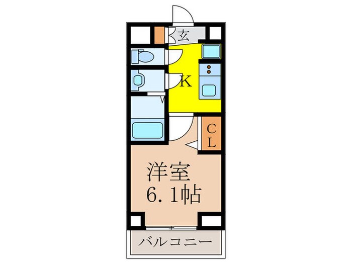 ﾌﾟﾚｻﾝｽ東三国駅前ｸﾞﾗﾝｸﾗｽ(410)の間取り図