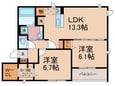 D-ROOM三条大橋の間取図