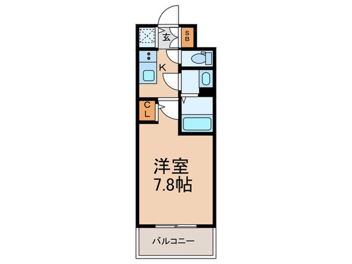 Alivis堺浜寺の間取り図