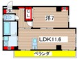 ユタカマンションの間取図