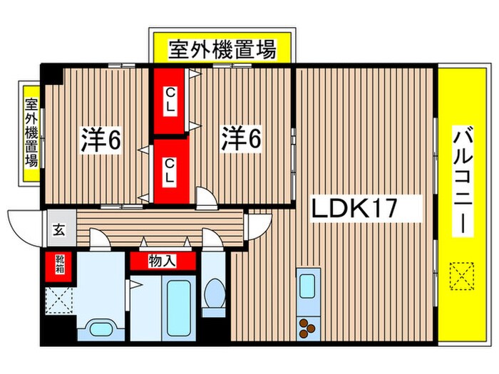 フェリ－チャ　アイオイの間取り図