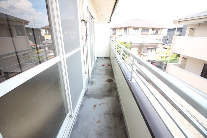 ハイツハピネスのベランダ・バルコニー