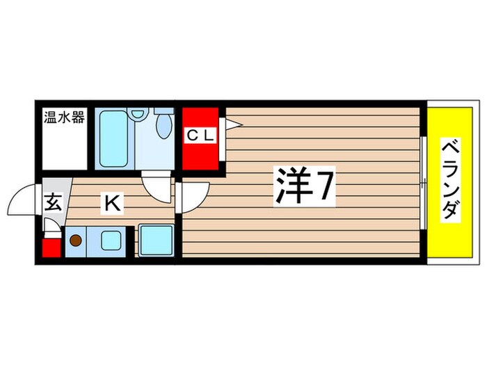 第二ハイコ－プ田中の間取り図