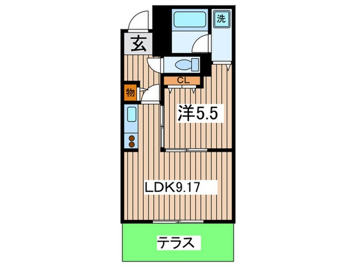 コア・プリシードの間取り図