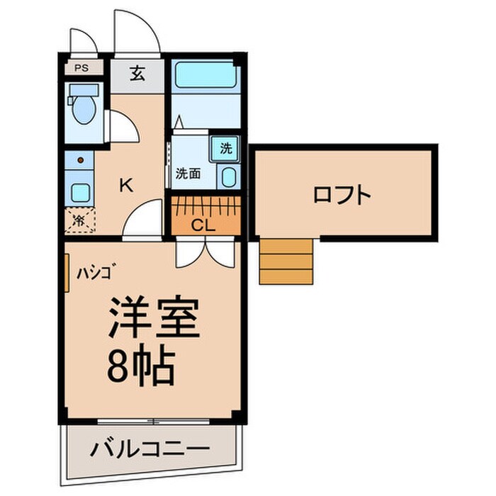 コーポ桜井Ｂの間取り図