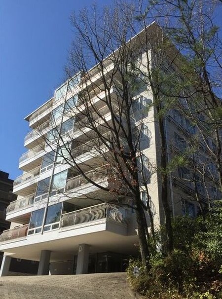 月見ヶ丘マンションD棟(7E)外観写真