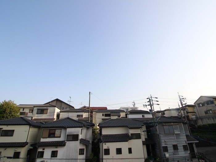 カ－サ大牧の室内からの展望