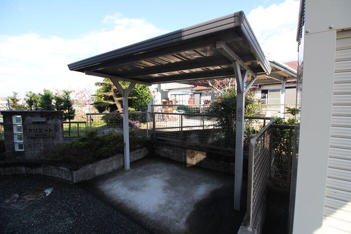 クリエートの駐輪場