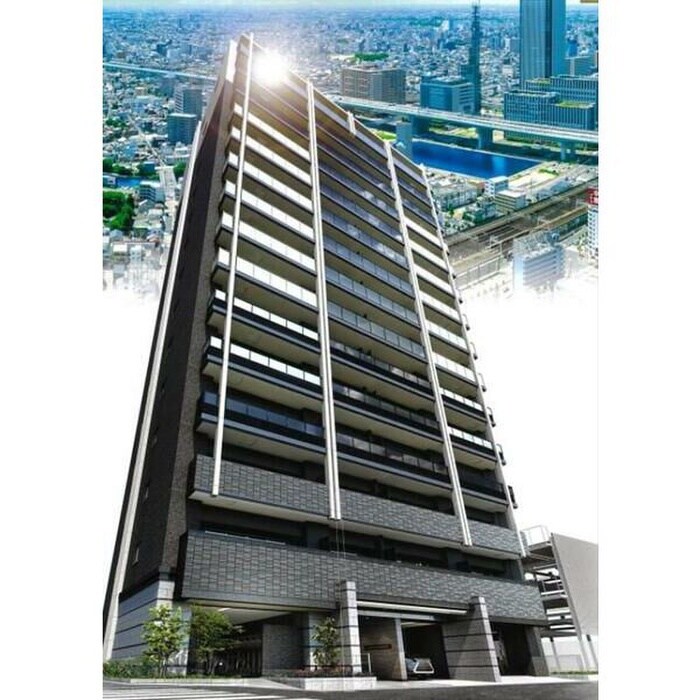 ﾌﾟﾚｻﾝｽﾛｼﾞｪ名駅南(1403)の物件外観写真