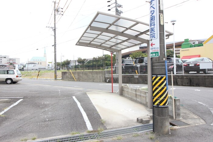 マンション武峰の駐輪場