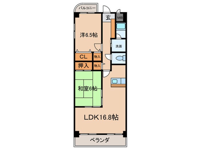 シャト－ディネゾ－の間取り図
