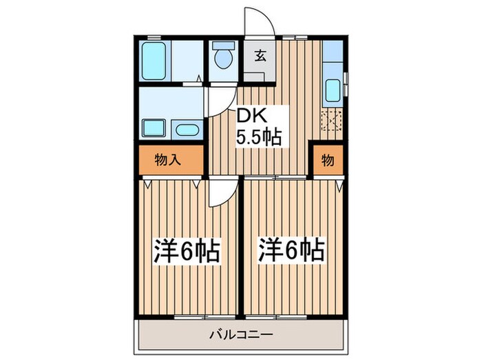 ヒルズロイヤルの間取り図