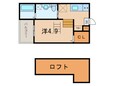 ｓｏｆｉｔｅｌ西田町の間取図