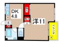 平子橋マンションの間取図