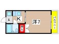 旭ハイツの間取図