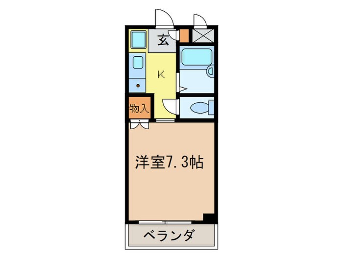 マンションボナールの間取り図