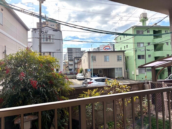 福富ビルの室内からの展望