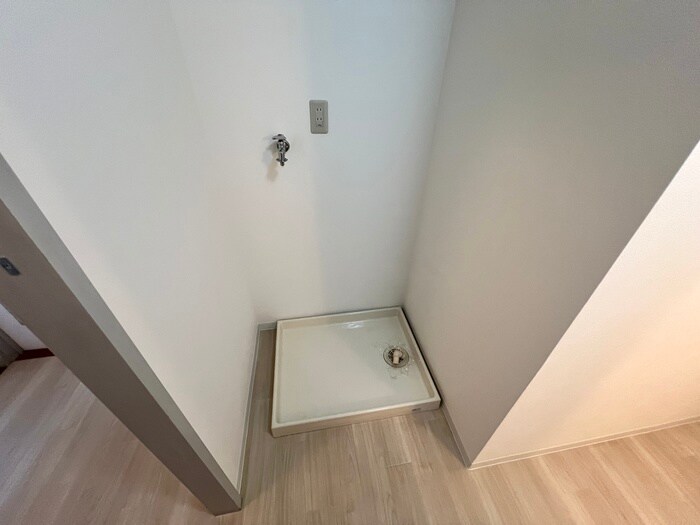 さんごうハイツの洗濯機置場