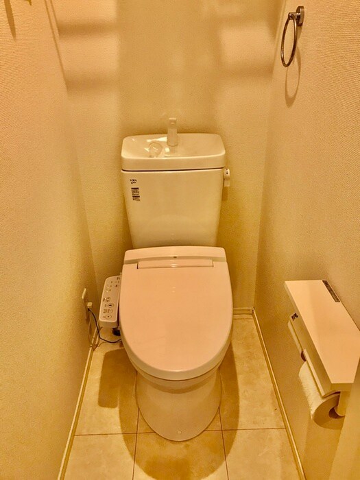 川北町貸家のトイレ