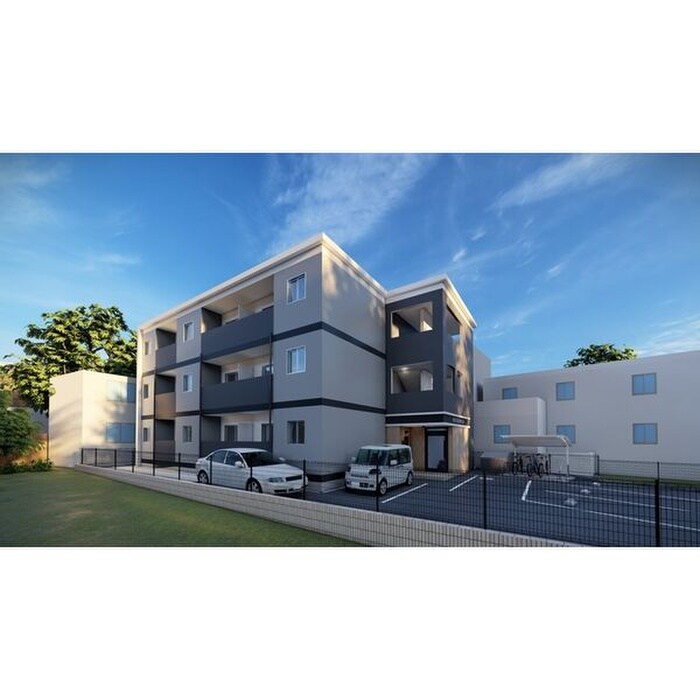 物件外観写真1　(建築中)