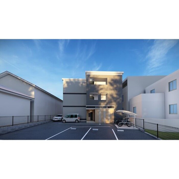 物件外観写真4　(建築中)