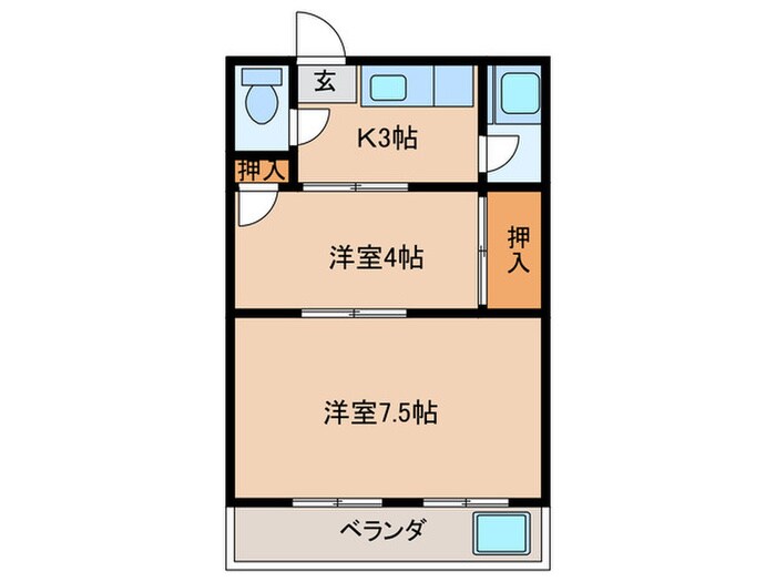 ルーチェ野田の間取り図