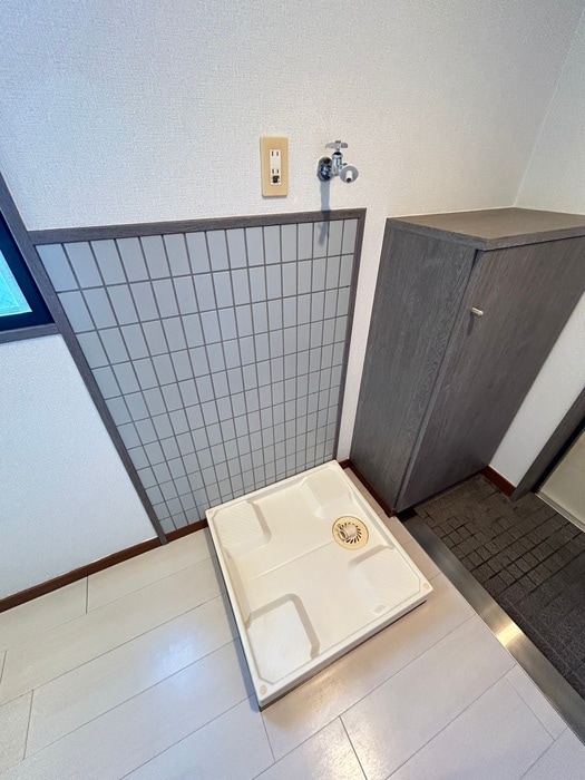 ロイヤルキャッスルの洗濯機置場