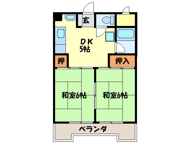 井駒ハイツの間取り図