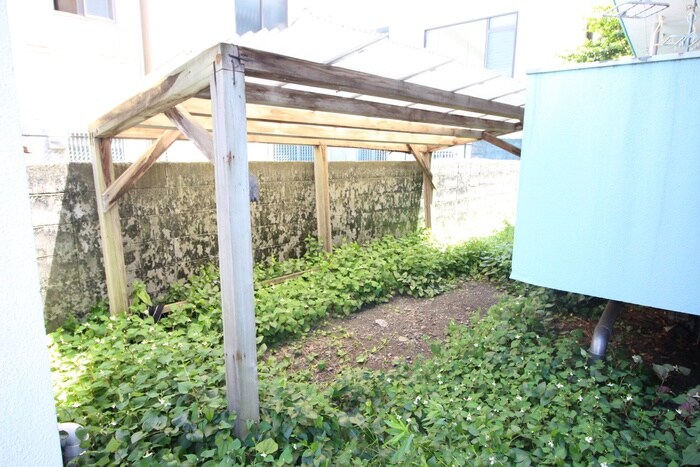 宮市アパートの駐輪場