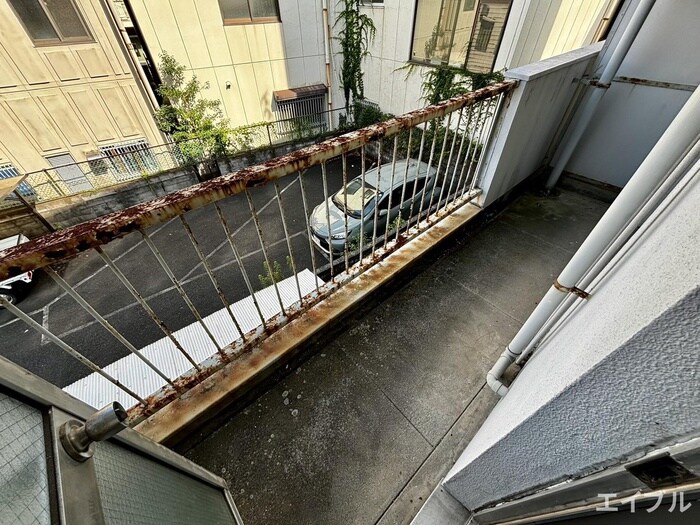 宮市アパートのベランダ・バルコニー