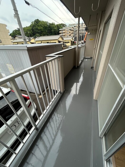第２パ－プルハイムのベランダ・バルコニー