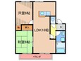 アイリーヒルズＡの間取図