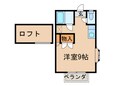シティベール楠木Ⅱの間取図