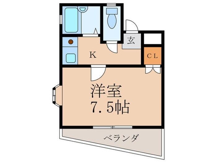 オリケンビルＪ ｓ－１１の間取り図