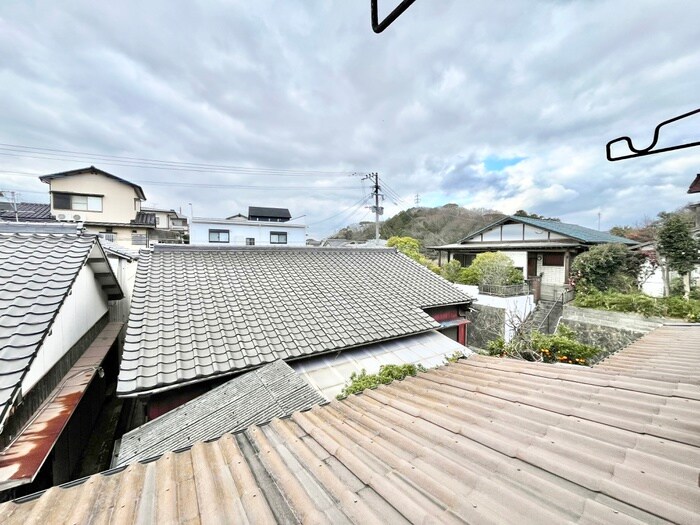 よしだ荘の室内からの展望