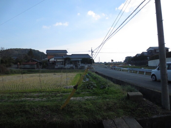 石原アパ－トの室内からの展望