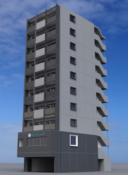 仮）片野三丁目新築賃貸ﾏﾝｼｮﾝ外観写真