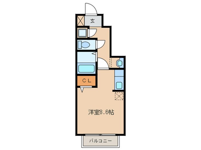 シャルマン土井の間取り図