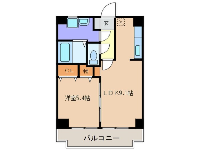 ヴィラ・ヴィンテージ唐原の間取り図