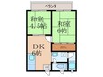 パナハイツ岡村の間取図