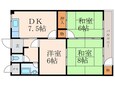 グリーンハイツの間取図