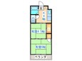 阿部コ－ポの間取図