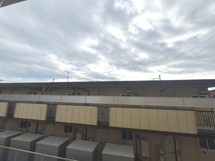 芳栄レジデンスの室内からの展望