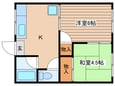白梅荘の間取図