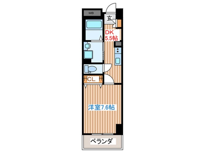 仮）北上駅西口賃貸マンションの間取り図